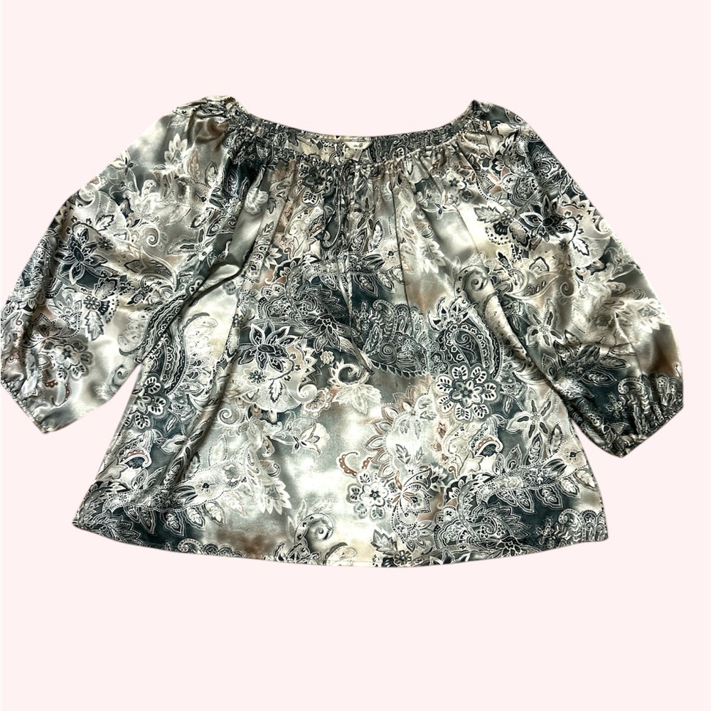 🍪 Metro 7 Paisley Floral Blouse 16W